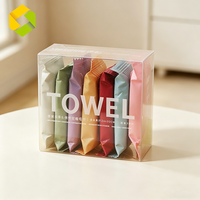 Serviette Magique Compressée Mini Format de Poche, Serviette de Voyage Jetable pour le Visage, Serviettes Nettoyantes Compressées Non Tissées, Serviettes en Comprimés OEM