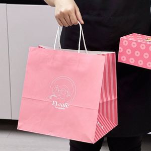 Bolsa de Papel Kraft Biodegradable y Ecológica para Pastelería, Postres, Galletas, Pasteles, Donuts y Waffles, con Logotipo Impreso Personalizado al por Mayor - Product Image 3