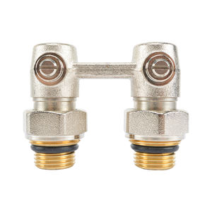 Válvula Termostática Angular de Latón Forjado BSP para Radiador de Calefacción Doméstica - Product Image 4