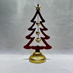 Festa atmosfera di festa decorazione di natale ornamenti di <span class=keywords><strong>lusso</strong></span> ciondoli stella campane di natale in metallo albero di natale decorazione della tavola - Product Image 2