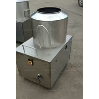 Industriële elektrische automatische fruit- en groenteschiller, aardappel- en wortelschiller, wasmachine