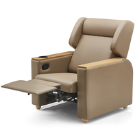 Sillón de Hospital Moderno con Ajuste Eléctrico, Sofá de Infusión Hospitalario Ergonómico con Soporte Venoso