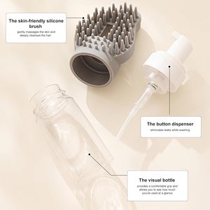 Nouvelle Arrivée Brosse de Bain en Silicone pour Chien avec Distributeur, Brosse à Shampooing pour Animaux, Brosse de Lavage Moussante pour Douche, Brosse de Nettoyage pour Chien - Product Image 5