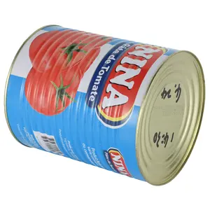 Embalaje Opcional pasta de tomate fabricantes usa 400gx24tins