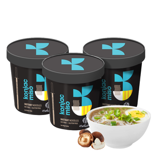 Mì hương vị Miso ẩm thực Nhật Bản mì ngon Umami shirataki mì sẵn sàng để ăn ngay lập tức Konjac cup mì ăn liền - Product Image 1