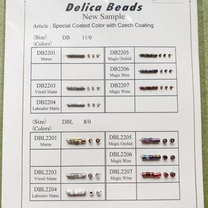 Cuentas de Vidrio <span class=keywords><strong>Miyuki</strong></span> <span class=keywords><strong>Delica</strong></span> 11/0 Japonesas Originales, Multicolores, 10g 100g 500g, Cuentas Sueltas para Fabricación de Joyería DIY, Venta al Por Mayor - Product Image 4