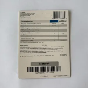 Tarjeta de Activación de <span class=keywords><strong>Office</strong></span> <span class=keywords><strong>365</strong></span> Professional Plus, Versión de Activación, Envío de Cuenta y Contraseña en Línea - Product Image 2