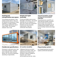 Maison conteneur modulaire polyvalente de haute qualité, ferme conteneur, boutique conteneur détachable, maisons conteneurs préfabriquées