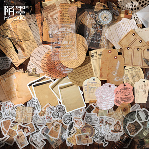 Kit de Papel <span class=keywords><strong>para</strong></span> Manualidades, 200 Piezas, Estilo <span class=keywords><strong>Vintage</strong></span>, <span class=keywords><strong>para</strong></span> Diarios, Agendas, Collage, Scrapbook, Adhesivos Decorativos Washi - Product Image 4