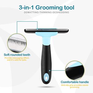 Herramientas de aseo para gatos más vendidas, herramienta para eliminar el pelo suelto para perros de pelo largo, cepillo para eliminar el pelo suelto. - Product Image 5