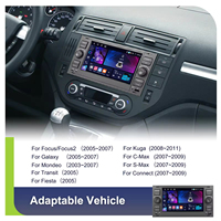 Autoradio Podofo Android 7 pouces 4+64 Go pour Ford Transit/Focus/Galaxy/Mondeo CarPlay Android Auto WiFi Type-C