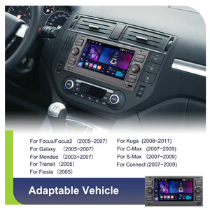 วิทยุติดรถยนต์ Podofo ระบบ Android ขนาด 7 นิ้ว ความจุ 4+64GB สำหรับรถยนต์ Ford Transit/Focus/Galaxy/Mondeo รองรับ CarPlay, Android Auto, WiFi และพอร์ต Type-C - Product Image 5