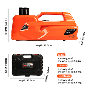 Auto-Reparaturwerkzeuge DC 12V Elektrischer Wagenheber und Schraubenschlüssel Reifenfüller 3-in-1 5-Tonnen Elektrischer Hydraulischer Wagenheber für Autos - Product Image 6
