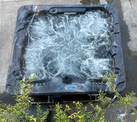 Baignoire Spa Jacuzzi Extérieure en Acrylique Style Européen avec Éclairage LED – Meilleure Vente