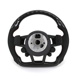 Với nút khởi động R8 & ổ đĩa chọn một nửa tay lái carbon đục lỗ cho Audi A3 A4 A5 A6 C7 C8 Q3 Q5 Q7 4L sq5 SQ8 TTRS - Product Image 4