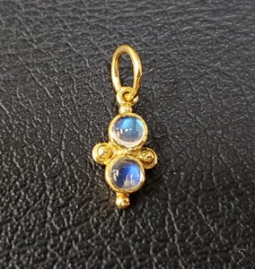 Cầu Vồng Trắng Moonstone 5 Mm Cabochon Vàng Mạ Điện Kết Nối Vòng Duy Nhất Kết Nối Đồ Trang Sức Làm Nguồn Cung Cấp Handmade - Product Image 2