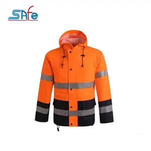 Manteau imperméable à bande réfléchissante, veste de haute qualité, imperméable, à la mode