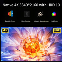 Projecteur natif 4K UHD 3840x2160 Projecteur 4K HD Wifi 6 pour la maison cinéma réunion jeu éducation publicité