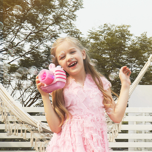 Luz eléctrica música niños burbuja de jabón de juguete al aire libre cámara automática de la burbuja <span class=keywords><strong>pistola</strong></span> para niños - Product Image 5