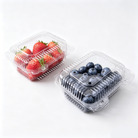 Boîte d'emballage en blister pour fruits et légumes, personnalisable, transparente, écologique, en PET