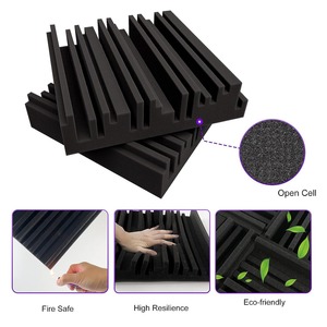 <span class=keywords><strong>Espuma</strong></span> acústica de estudio de alta calidad <span class=keywords><strong>Espuma</strong></span> insonorizada de diseño moderno para estudios de grabación - Product Image 4
