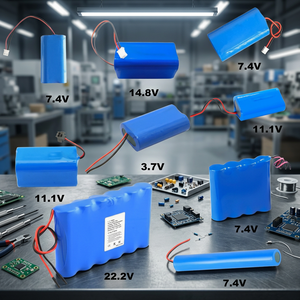ก้อนแบตเตอรี่ลิเธียมไอออน16650-ไอออน32650 26650 3.7V 7.4V 11.1V 14.8V 24V แพ็คแบตเตอรี่ลิเธียมไอออนสำหรับไฟ LED ของเล่น RC - Product Image 1