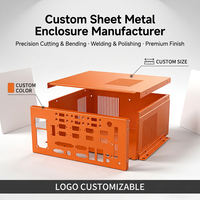 Fabrication sur mesure de tôles métalliques, pliage de châssis en aluminium, boîtier d'amplificateur de puissance métallique OEM