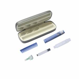 Maximun Does 0,8 ml <span class=keywords><strong>Pluma</strong></span> de <span class=keywords><strong>insulina</strong></span> desechable V1 con cuerpo de vidrio y tapa de metal | <span class=keywords><strong>Precio</strong></span> al por mayor a granel - Product Image 1