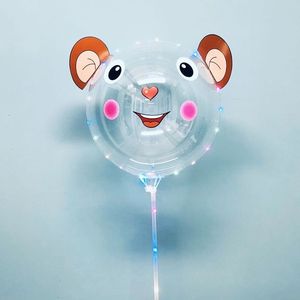 Globo Bobo <span class=keywords><strong>de</strong></span> Dibujos Animados Barato <span class=keywords><strong>de</strong></span> 24 Pulgadas <span class=keywords><strong>con</strong></span> Luces LED para Decoración <span class=keywords><strong>de</strong></span> <span class=keywords><strong>Navidad</strong></span>, Bodas y Fiestas, <span class=keywords><strong>Globos</strong></span> <span class=keywords><strong>con</strong></span> Varillas - Product Image 4