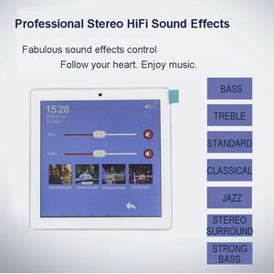 AMPLIFICADOR ESTÉREO de Audio BT para pared, receptor de Control de música inalámbrico con radio FM, USB, tarjeta SD, entrada AUX y pantalla táctil - Product Image 3