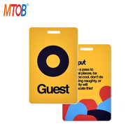 Langlebiger günstiger Preis wiederbeschreibbare 13,56 MHz-Event-Badges NFC-Event-Pässe NFC mit Loch
