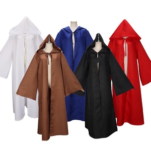 Robe à capuche Jedi, cape longue à manches larges, costume de cosplay <span class=keywords><strong>Anakin</strong></span> <span class=keywords><strong>Sith</strong></span>, cape de fête d'Halloween pour adultes - Product Image 4