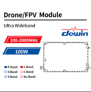 <span class=keywords><strong>Dewin</strong></span> ความถี่กว้างพิเศษ100-2000MHz 0.1-2GHz L band 100W CW 50dBm cm เรดาร์ไฟฟ้า ECM Power Amplifier Anti Drone UAV FPV - Product Image 1