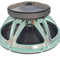 Subwoofer 18 Inch, Voice Coil 125mm, Magnet Ferit 280mm, 2500W AES, 97dB untuk Bar, DJ, Teater, Audio Profesional