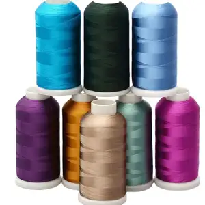 Weitian brand manufacturer custom 120D/2 100% polyester embroidery thread wholesale for computer embroidery