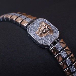 SATVA <b>SILVER</b> Premium Rhodium Plated Chain Link Bracelet Fashion Trendy Elegant Jewelry Accessory <b>for</b> Women <b>Men</b> Daily Wear Party - Product Image 3