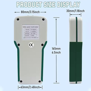 Multímetro Solar EY1800W 20-120V 0-60A, Probador Automático/Manual Inteligente con Pantalla LCD, Portátil para Sistemas Fotovoltaicos EY1800W, Medidor de Voltaje Solar - Product Image 6