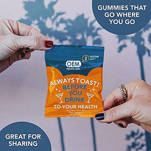 Gomitas antiresaca para aliviar el hígado, gomitas veganas para la desintoxicación del hígado, consumo de alcohol y resaca - Product Image 5