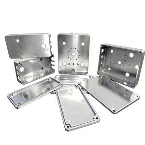 Carcasa electrónica personalizada, piezas de aluminio mecanizado <span class=keywords><strong>CNC</strong></span>, fundición a presión para fabricación de Metal de Pedal de guitarra hecho en China - Product Image 1
