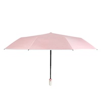 Parapluie compact portable anti-UV, motif adorable de chiots et chatons, structure robuste en acier et fibre de verre, protection solaire
