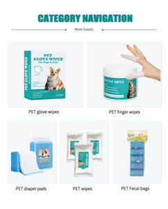 Toallitas húmedas suaves para mascotas, limpieza <span class=keywords><strong>de</strong></span> ojos para perros y gatos, forma redonda, 100 Uds./barril - Product Image 5