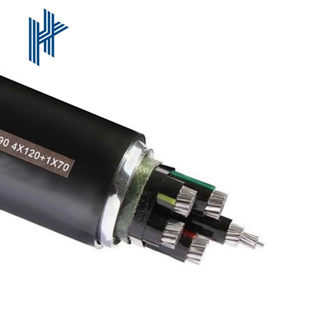 Low Medium High Voltage PVC Outer Sheath XLPE Insulated Armored Aluminum Alloy Wire Cable Manufacturer Factory