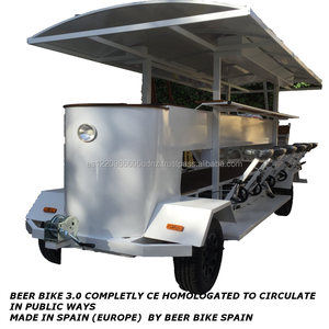 Bicicleta Tándem Personalizada para Fiestas, Bicicleta de Paseo en Grupo, Carro Móvil de Aluminio para Bebidas, Ciclismo Turístico - Product Image 6