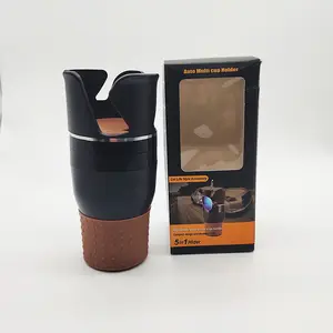 Multifunktional zu gehen Auto Dual Cup Getränke halter Expander Für Nudeln Kaffee Wasser Tasse Flasche Kann Auto montieren Getränke Aufbewahrung sbox