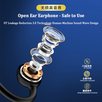 Sibyl IPX8 natation os Conduction écouteurs casque 32GB mémoire Mp3 étanche oreille ouverte casques sans fil