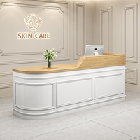 Magasin de vêtements pour femmes de conception minimale réception avant Salon de beauté vitrine magasin de thé au lait Bar bureau caissier