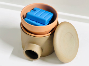 Thorn <span class=keywords><strong>Planet</strong></span> poterie rouge chambre climatisée hamster ours en soie dorée pot en céramique pour éviter le refroidissement nid tunnel toilette tuyau de bain - Product Image 3