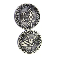 Pièces de monnaie commémoratives personnalisées haut de gamme en métal doré et bronze, double face, pour récompenses d'entreprise, souvenirs, avec emballage cadeau