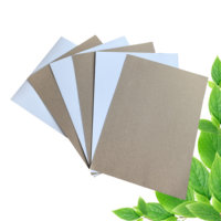 Carton duplex couché, dos gris, recyclable, haute luminosité, taille personnalisable pour cadres photo et autocollants