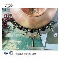 Nouvelle machine à faire des noix caramélisées avec brûleur à gaz, décharge automatique, refroidisseur à air, certifiée CE, haute capacité